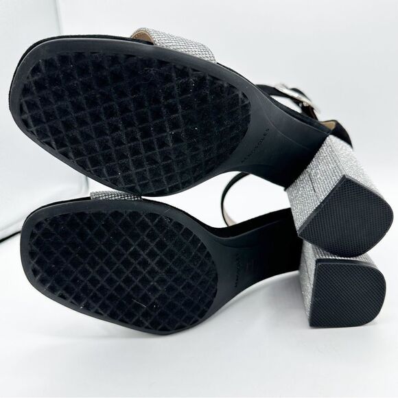 New Aerosoles Women’s Lana Crystal Heeled Ankle Strap Sandal in Black Size: 7M‎ - Picture 9 of 12